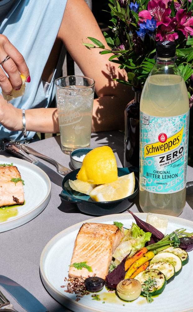 Schweppes Bitter Lemon Zero Foodpairing Schweppes Österreich